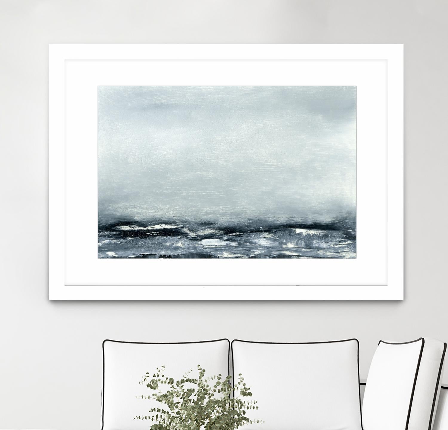 Sea View IV by Sharon Gordon on GIANT ART - blue costal ocean