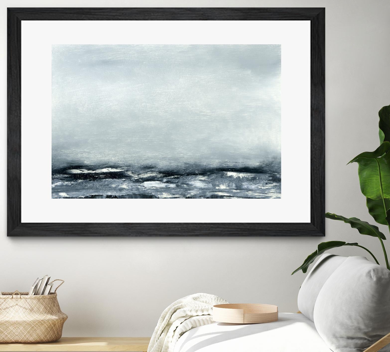 Sea View IV by Sharon Gordon on GIANT ART - blue costal ocean