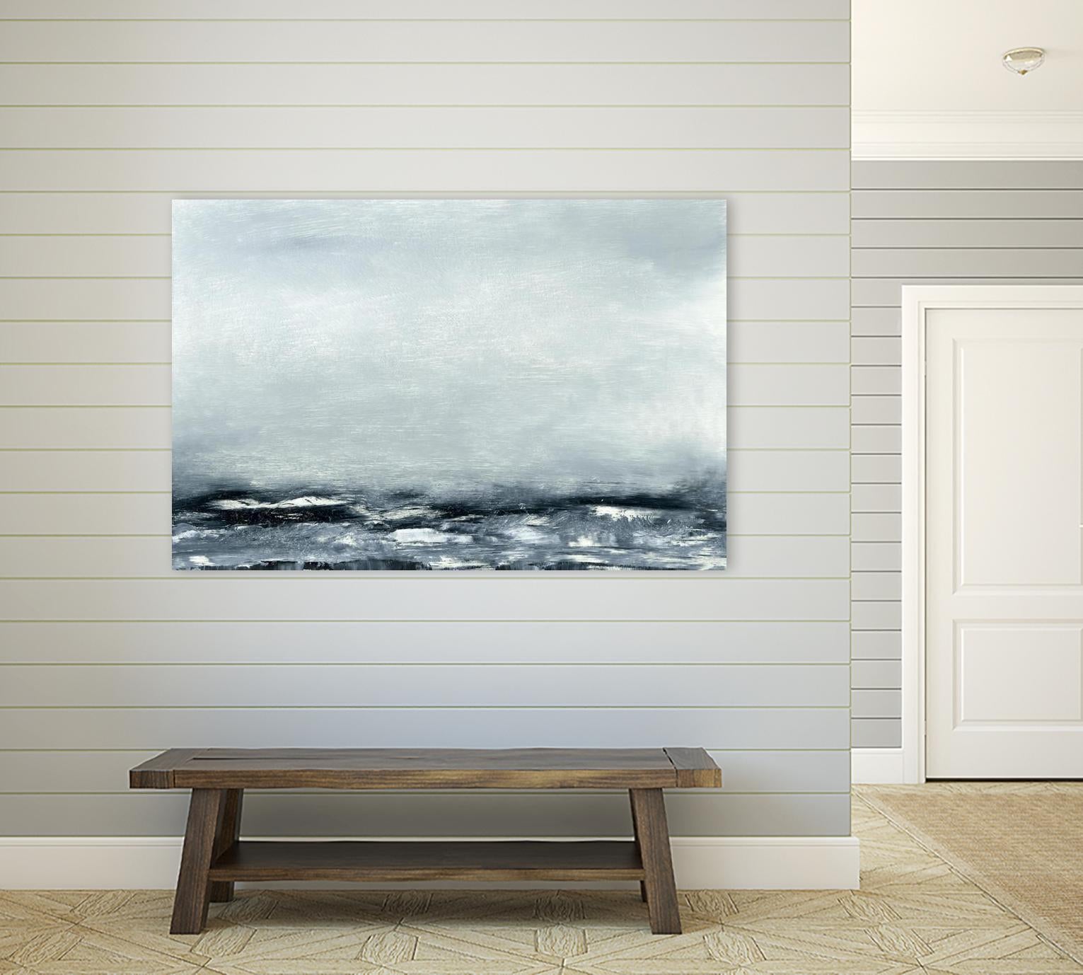 Sea View IV by Sharon Gordon on GIANT ART - blue costal ocean