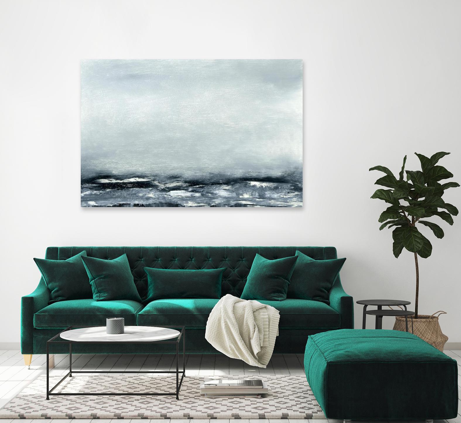 Sea View IV by Sharon Gordon on GIANT ART - blue costal ocean