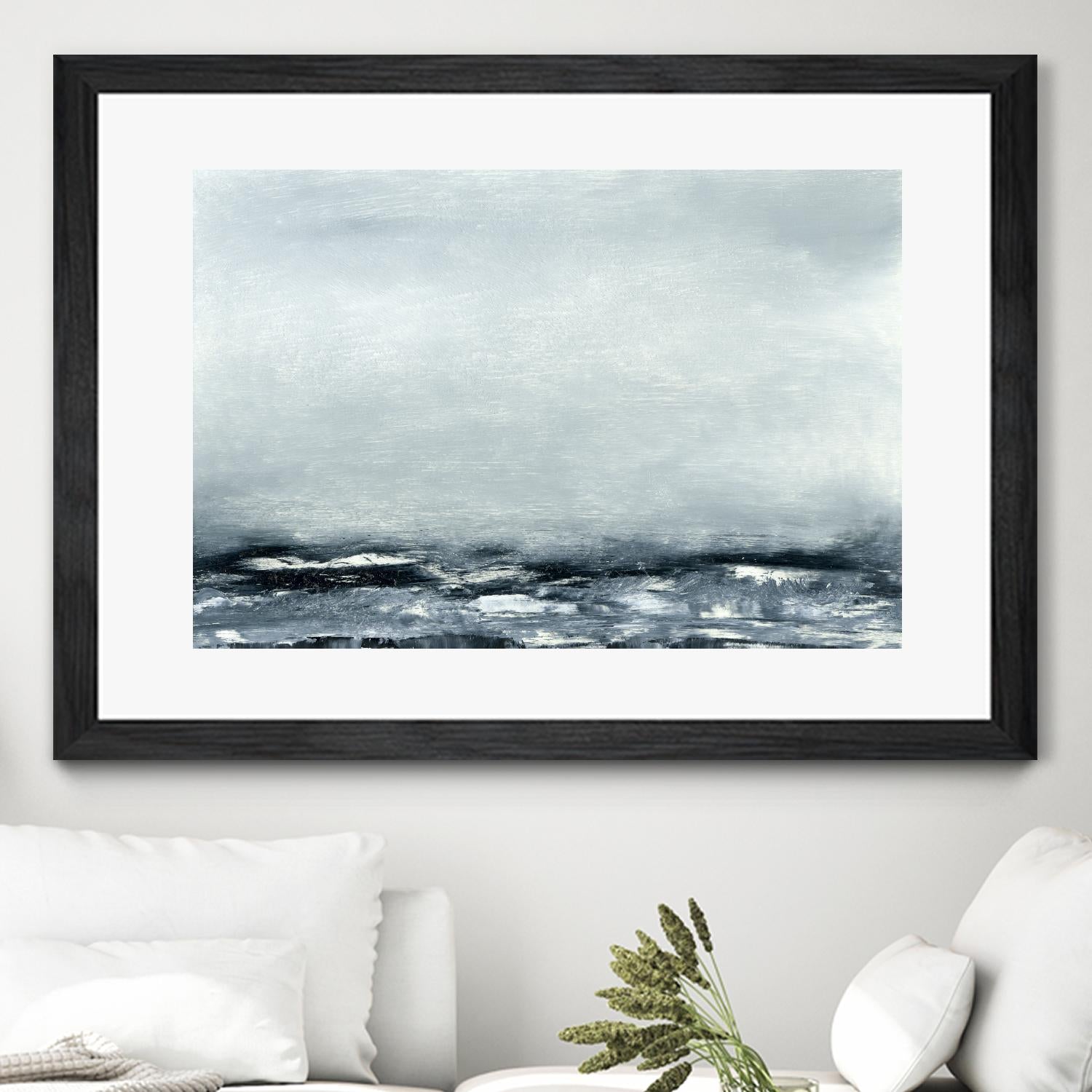 Sea View IV by Sharon Gordon on GIANT ART - blue costal ocean