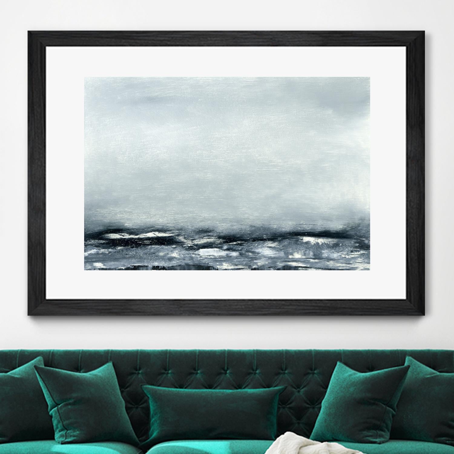 Sea View IV by Sharon Gordon on GIANT ART - blue costal ocean