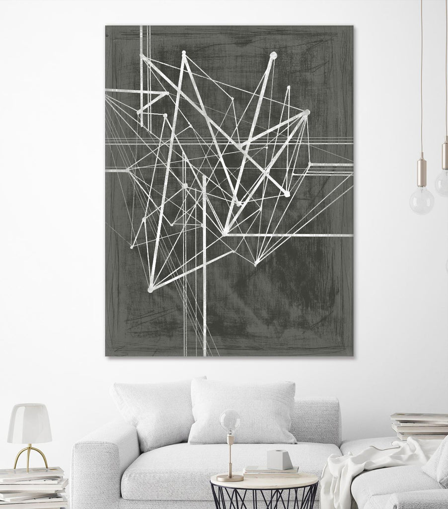 Vertices I by Ethan Harper on GIANT ART - white abstract
