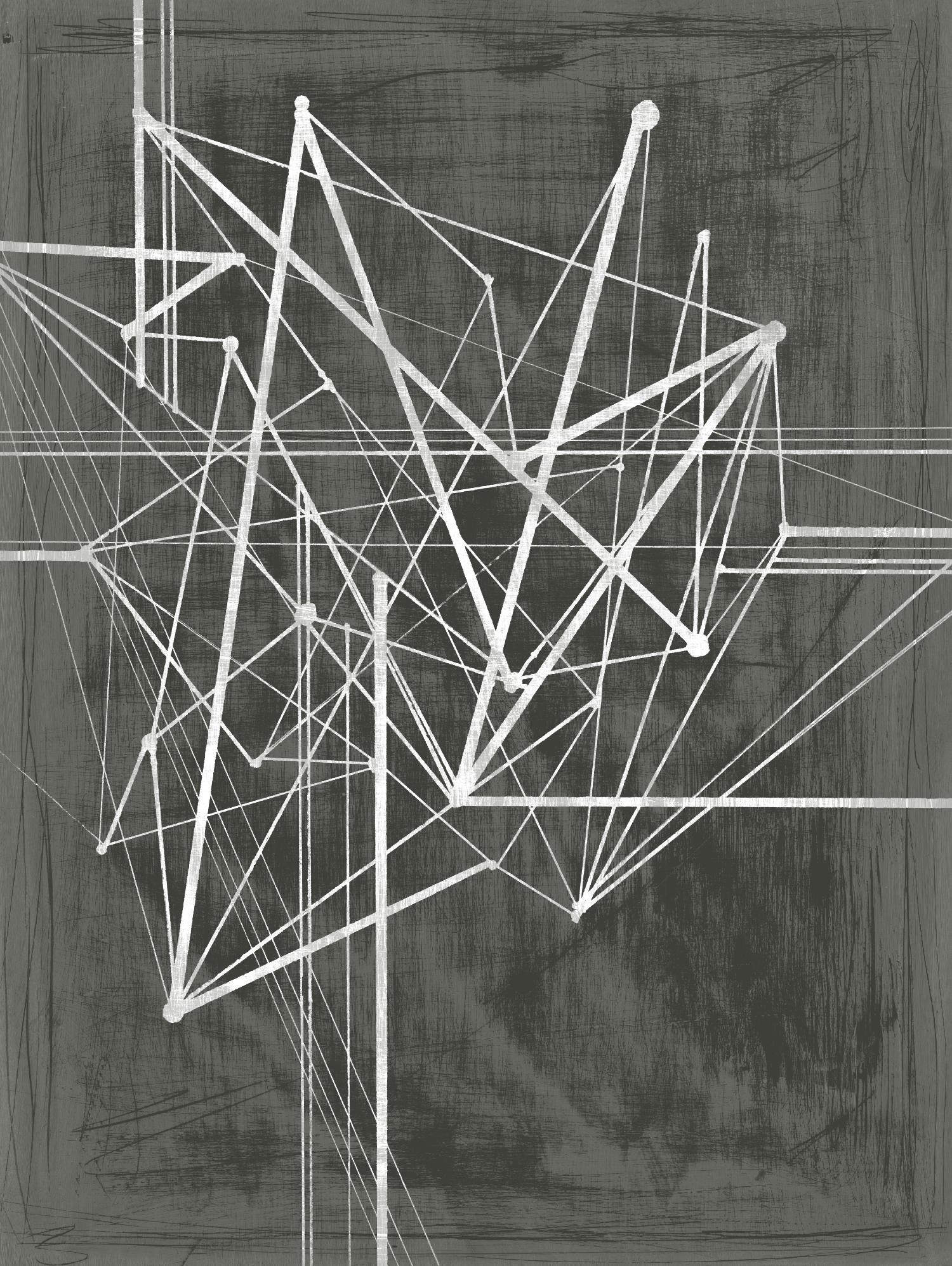 Vertices I by Ethan Harper on GIANT ART - white abstract