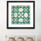 Woven Symmetry VI by Chariklia Zarris on GIANT ART - green patterns