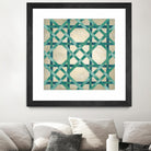 Woven Symmetry VI by Chariklia Zarris on GIANT ART - green patterns