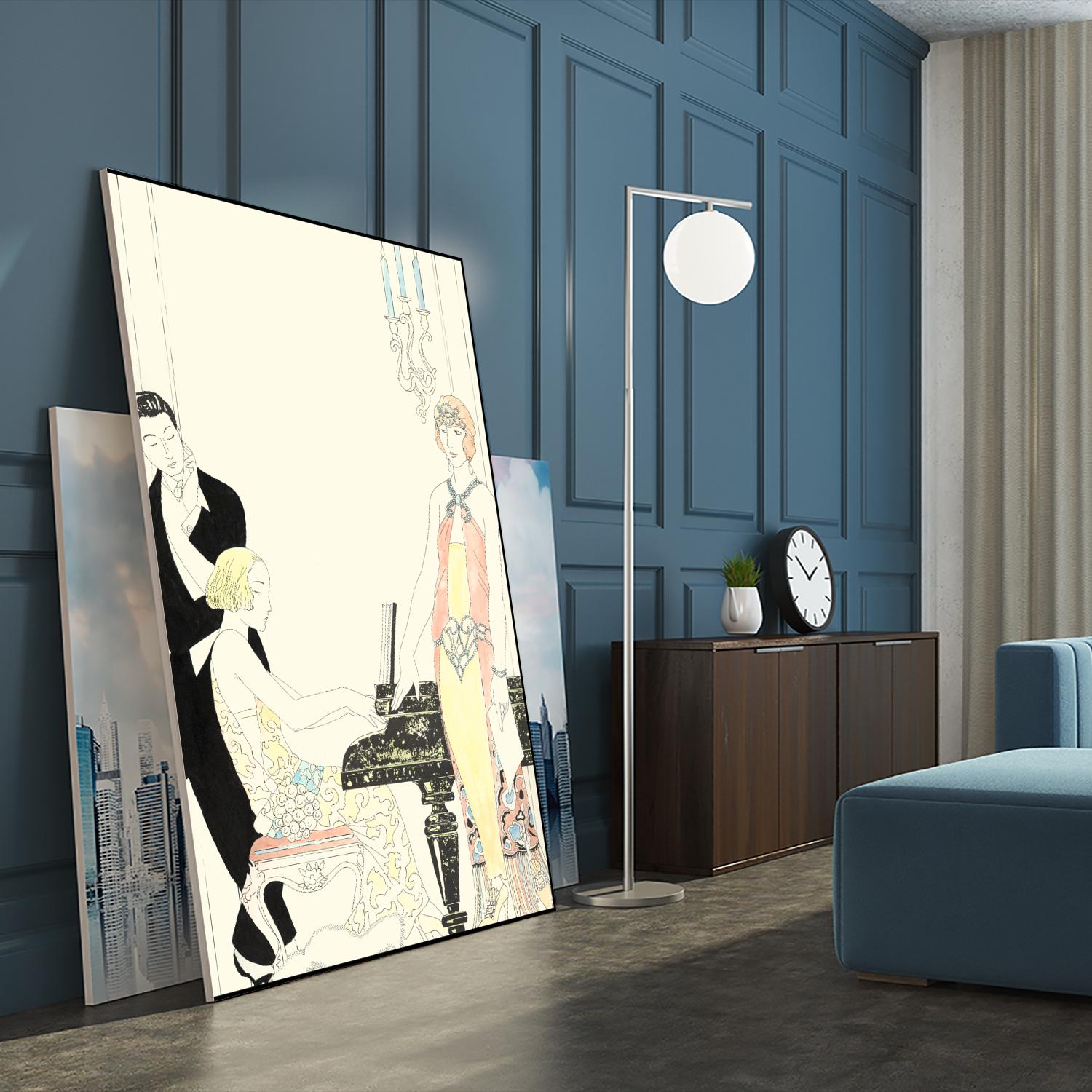 Arte Deco Fashion I by Unknown on GIANT ART - fashion