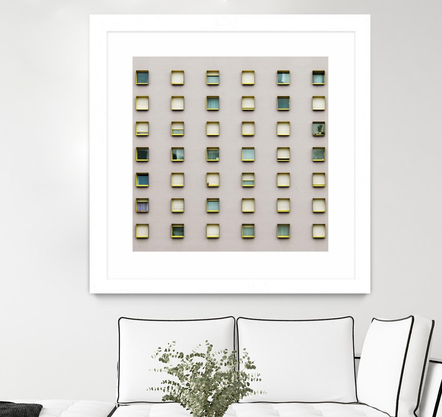 Windows II by Pexels on GIANT ART - yellow architectural