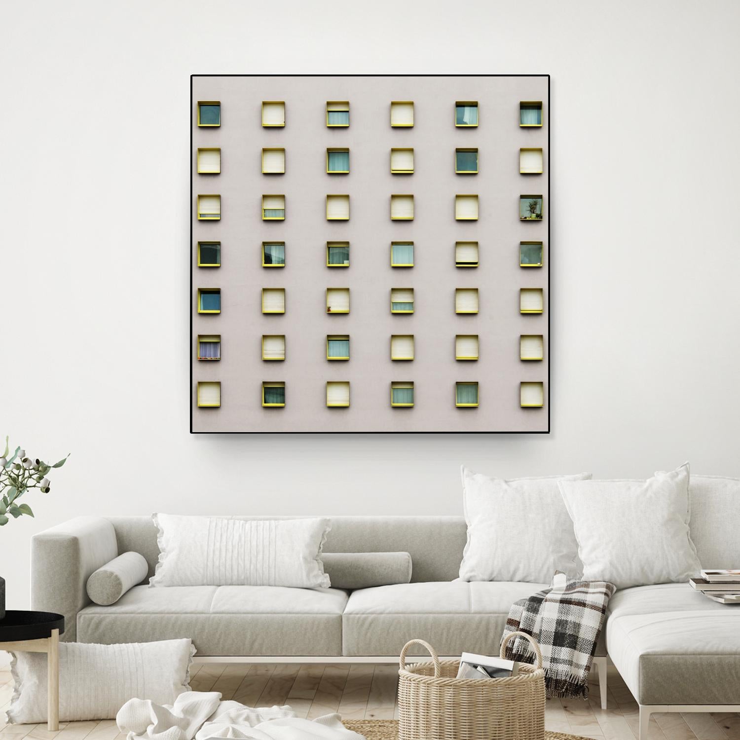 Windows II by Pexels on GIANT ART - yellow architectural