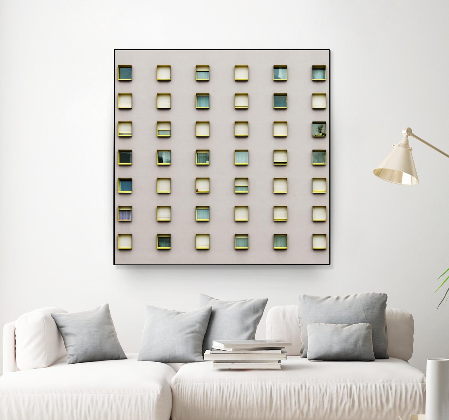 Windows II by Pexels on GIANT ART - yellow architectural