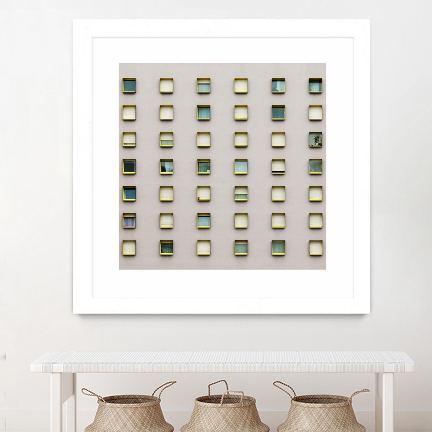 Windows II by Pexels on GIANT ART - yellow architectural