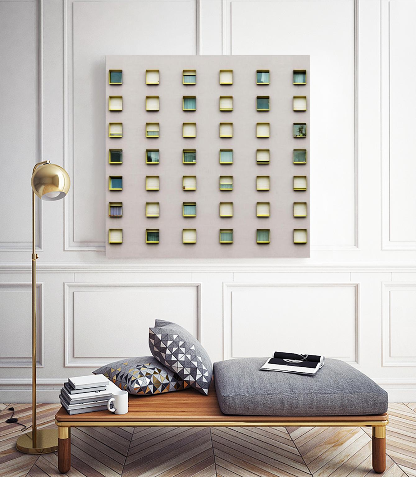 Windows II by Pexels on GIANT ART - yellow architectural