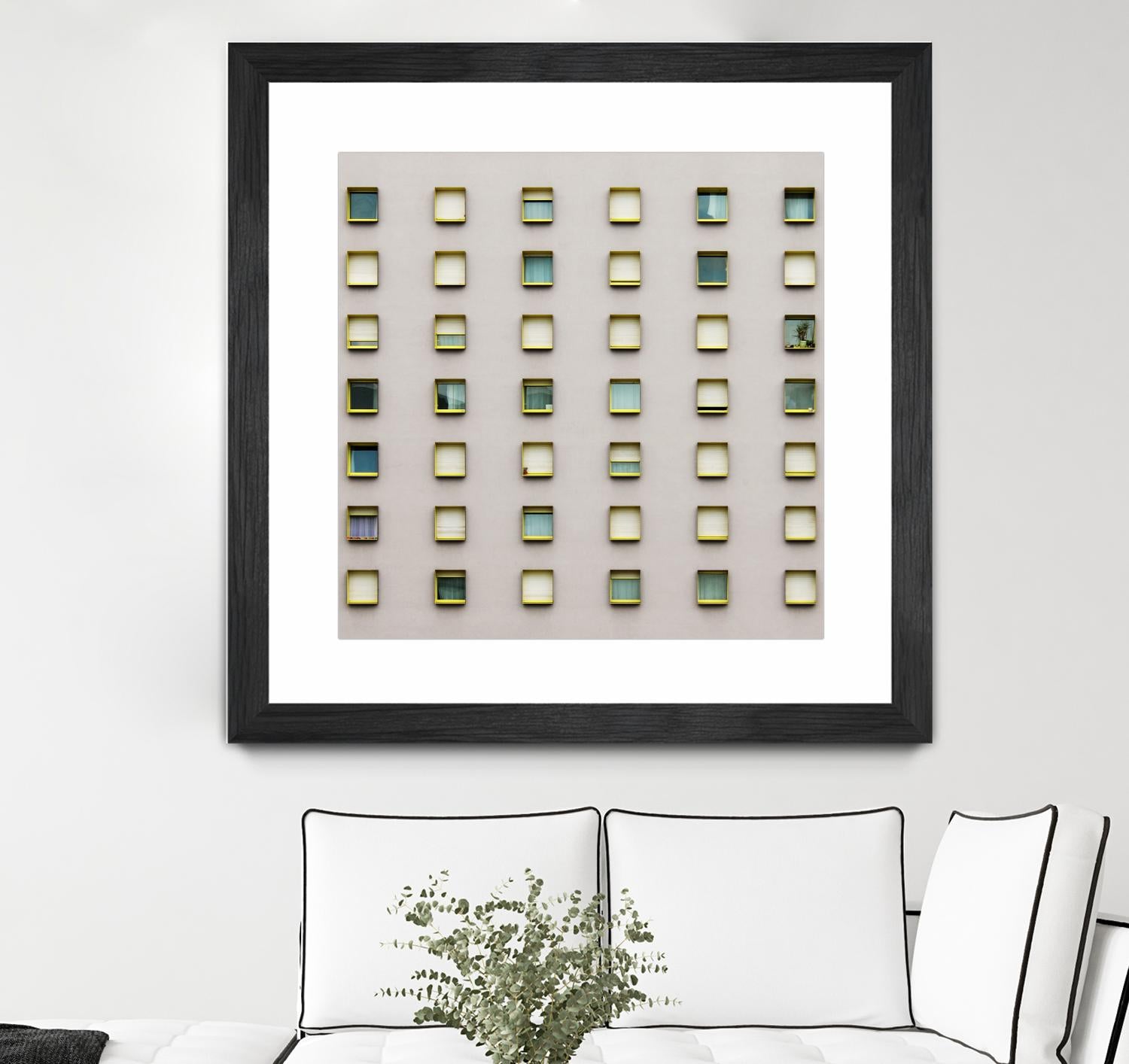 Windows II by Pexels on GIANT ART - yellow architectural