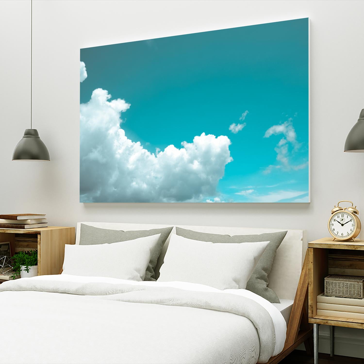 Blue sky by Pexels on GIANT ART - white photo art