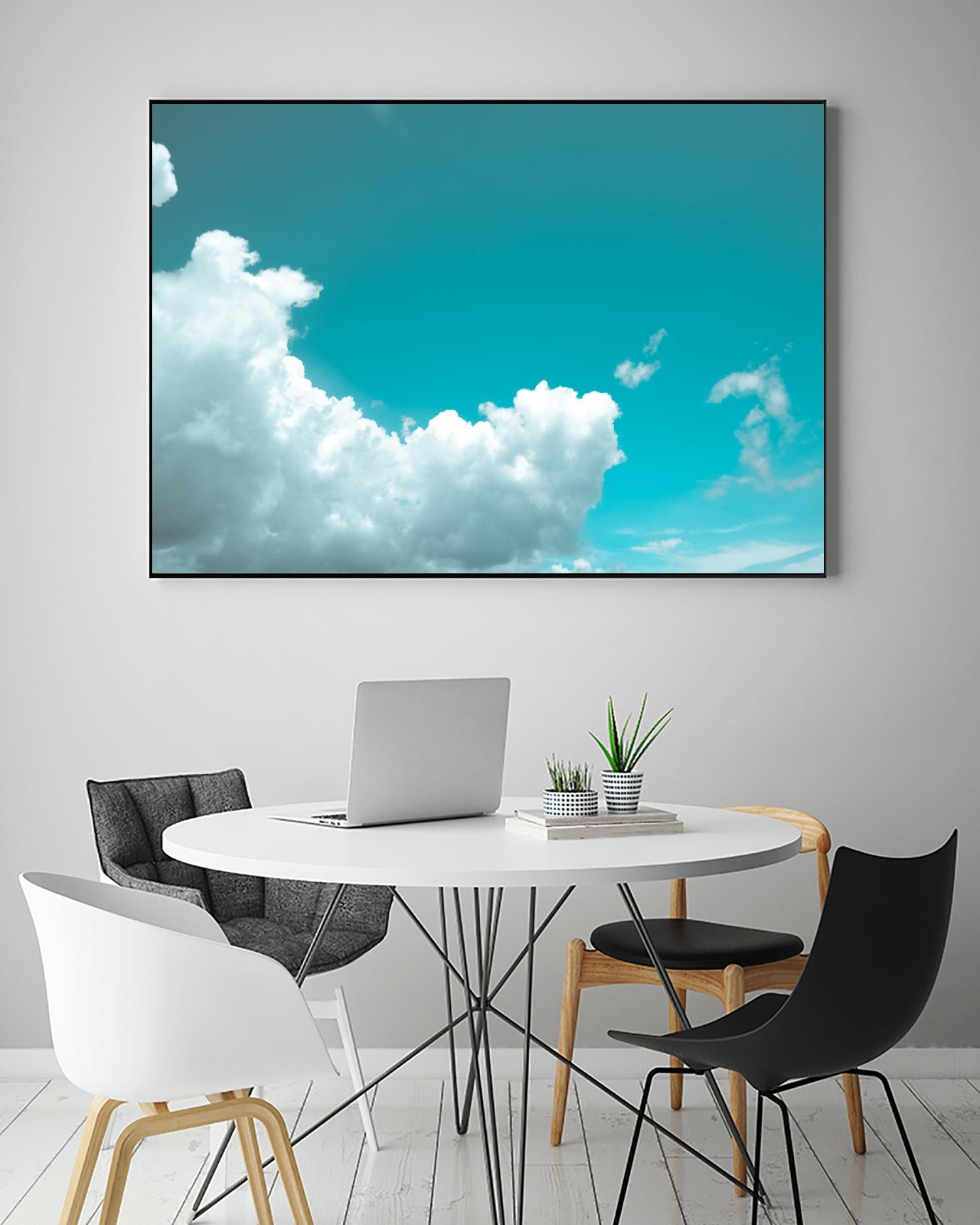 Blue sky by Pexels on GIANT ART - white photo art