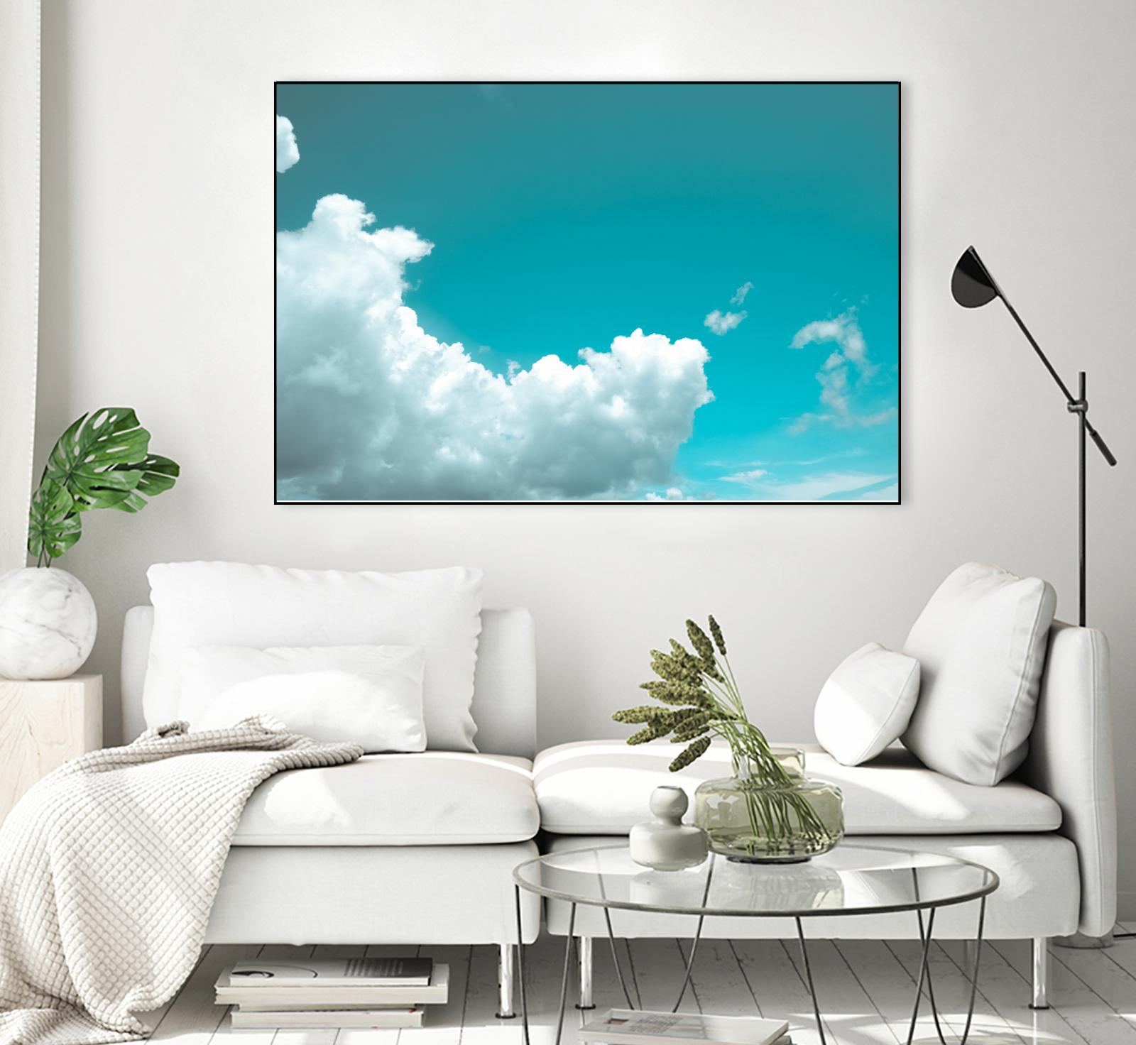 Blue sky by Pexels on GIANT ART - white photo art