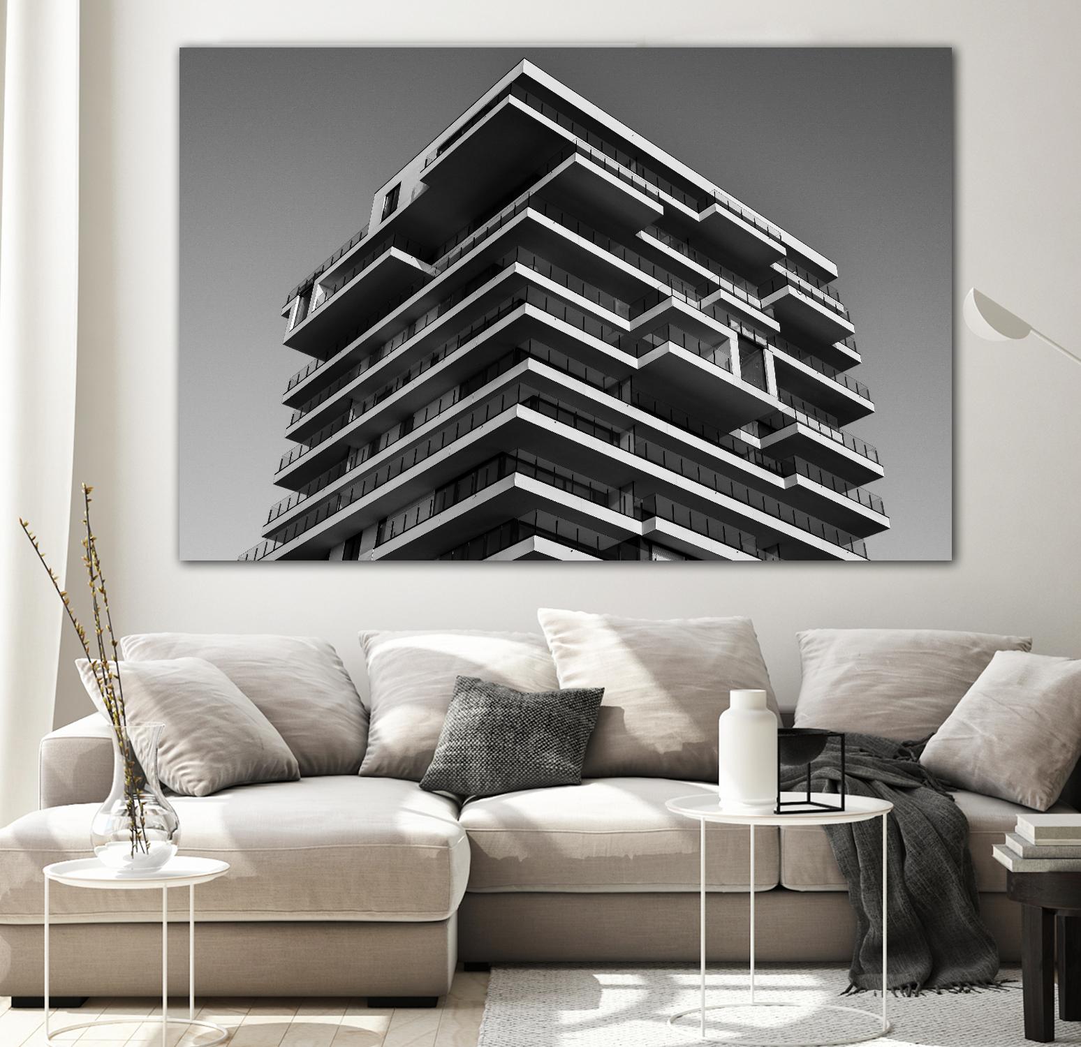 Architectural tower by Pexels on GIANT ART - white architectural