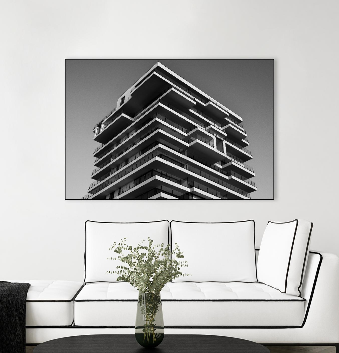 Architectural tower by Pexels on GIANT ART - white architectural