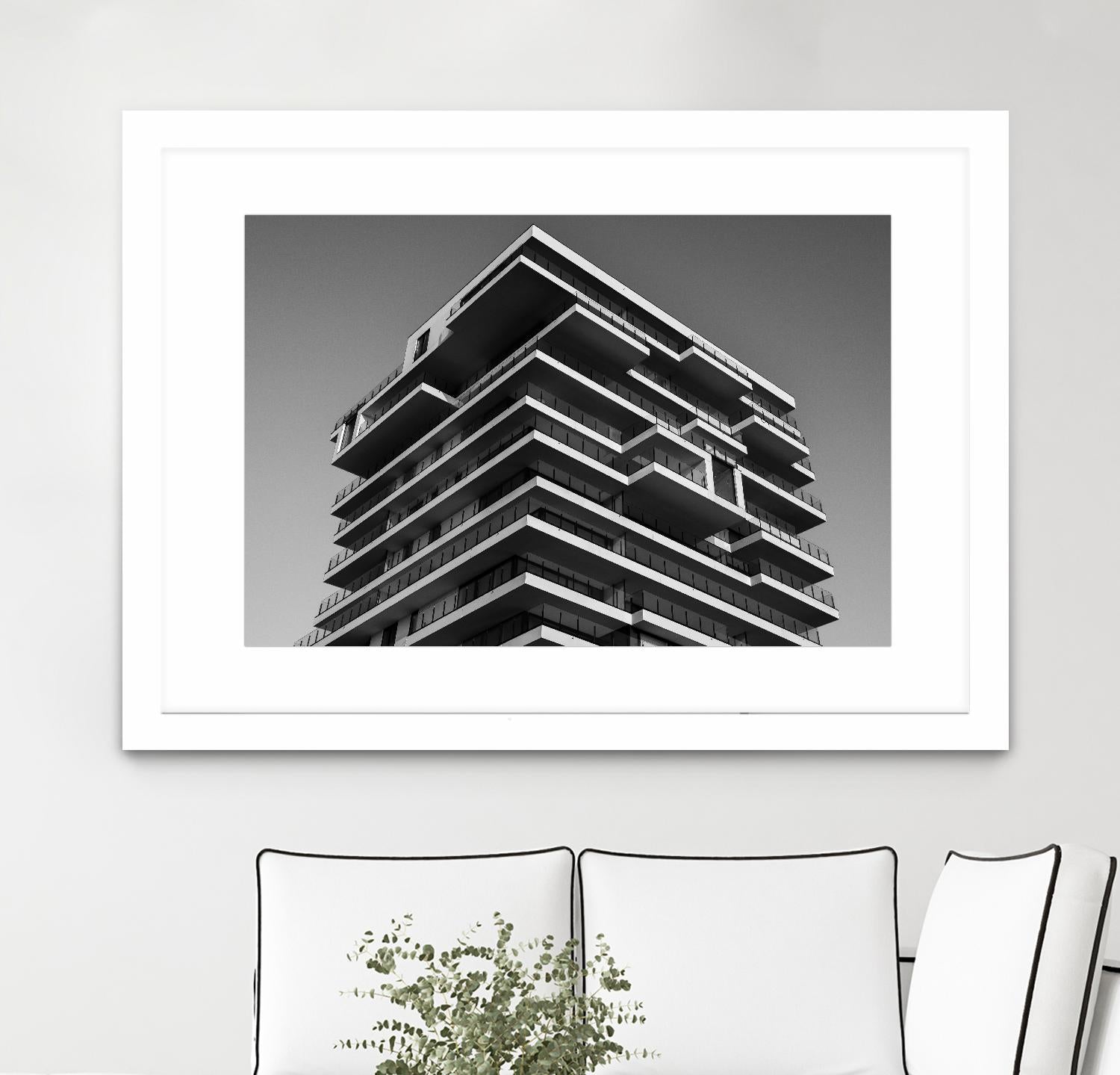 Architectural tower by Pexels on GIANT ART - white architectural