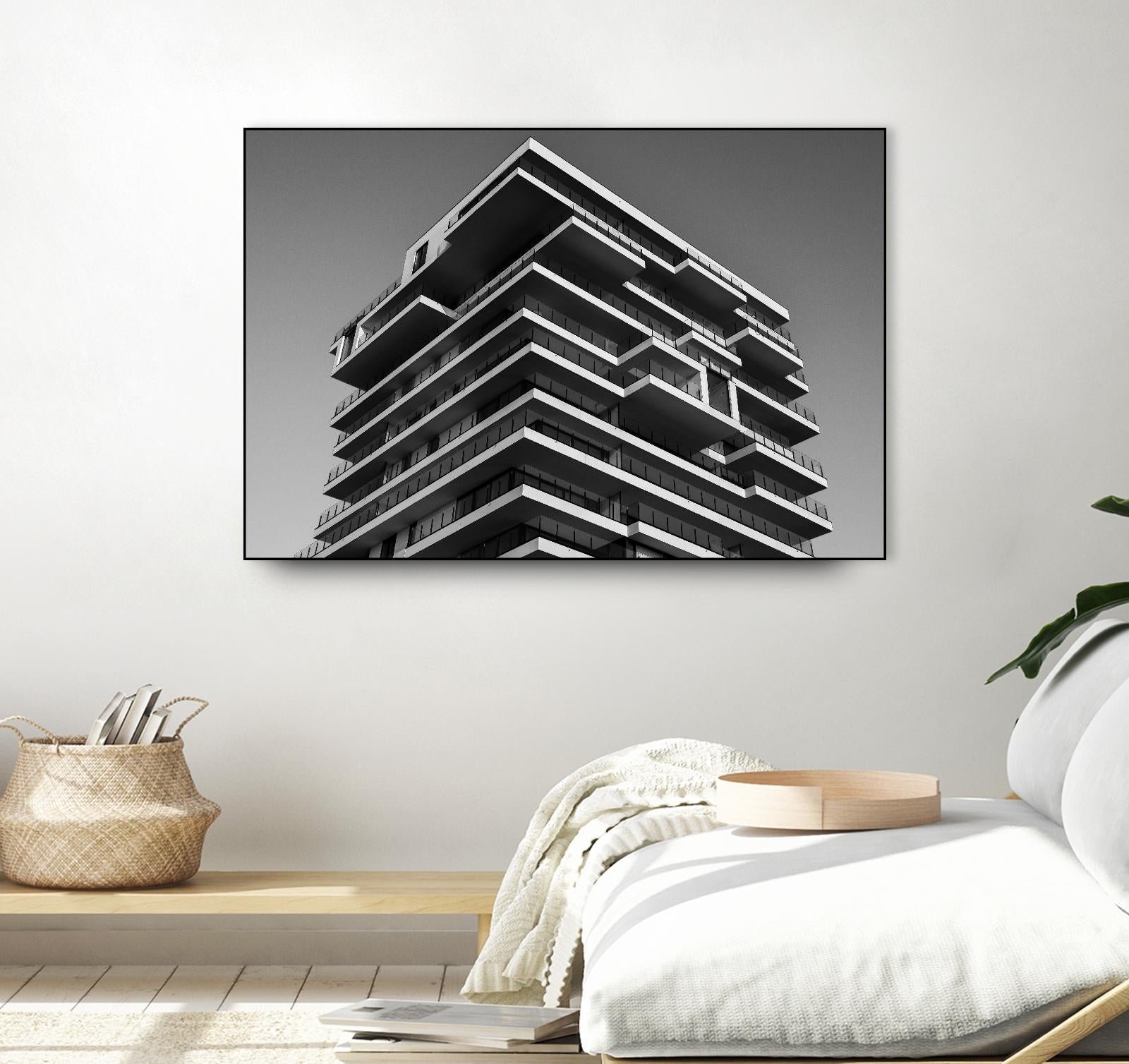 Architectural tower by Pexels on GIANT ART - white architectural