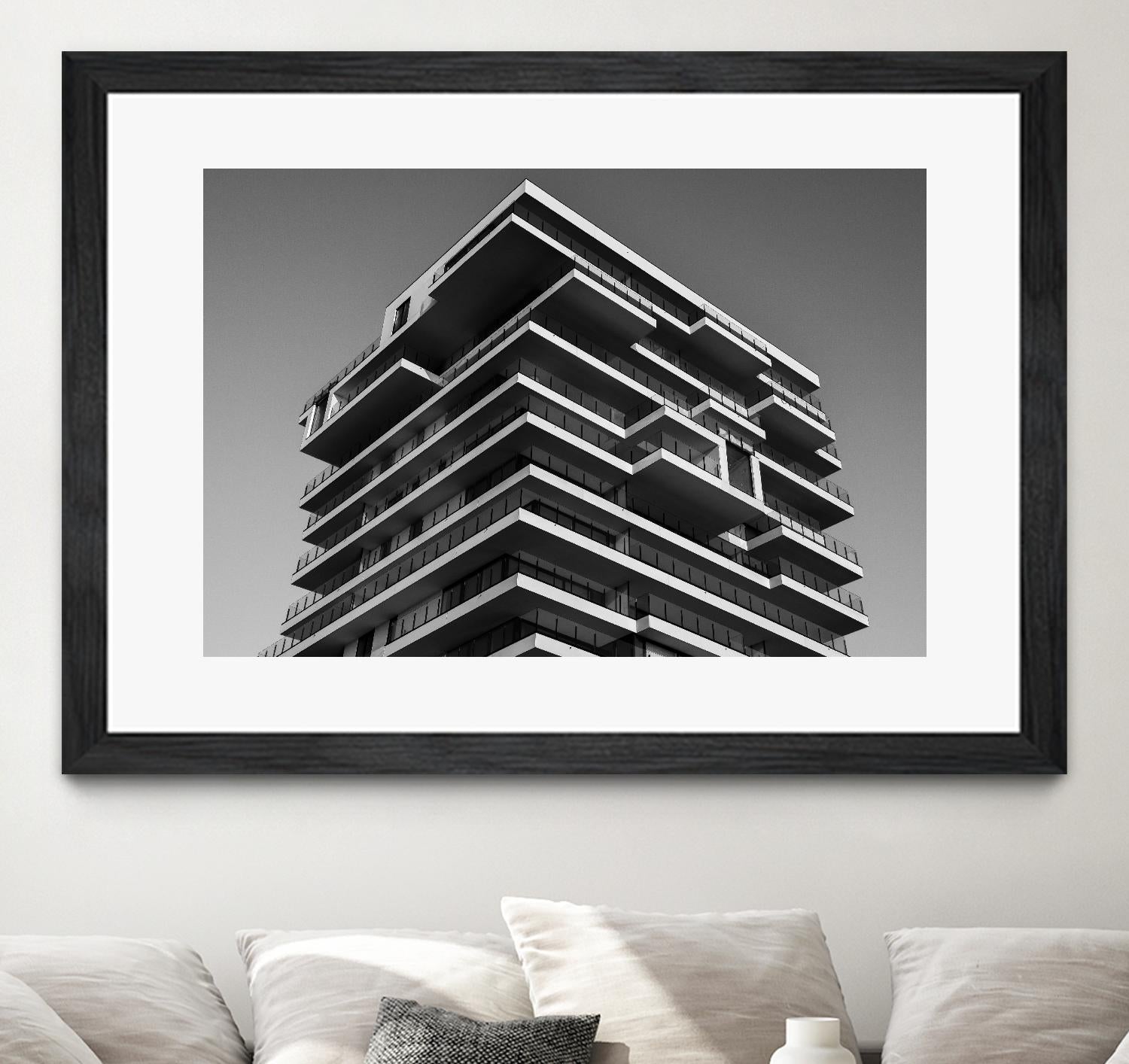 Architectural tower by Pexels on GIANT ART - white architectural