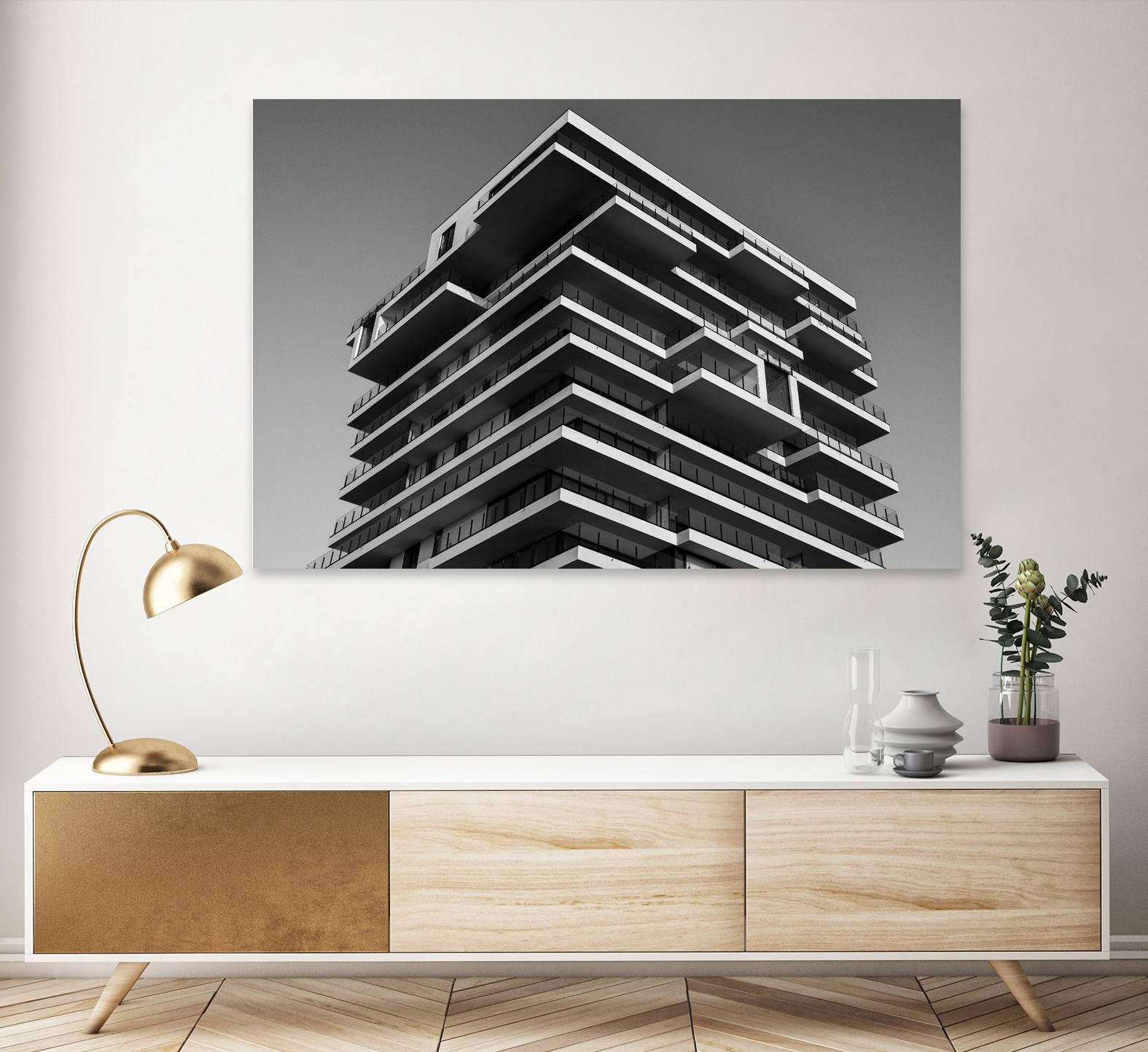 Architectural tower by Pexels on GIANT ART - white architectural