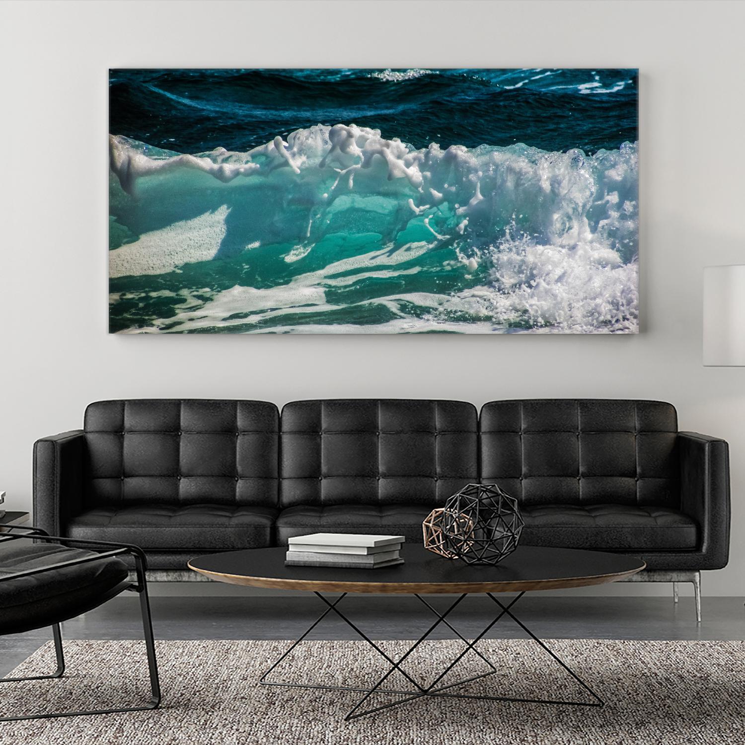 Broken waves by Pexels on GIANT ART - white sea scene