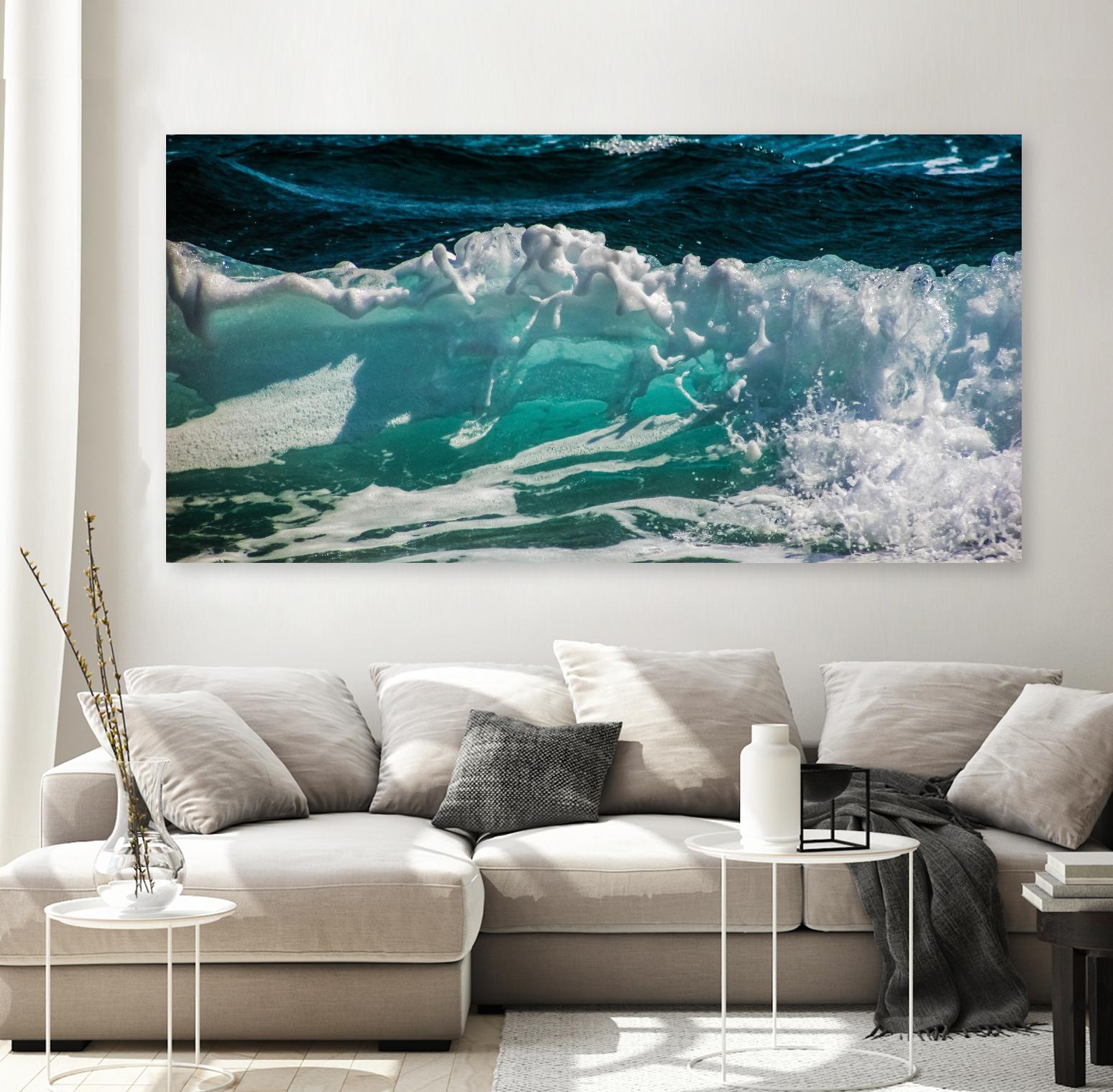 Broken waves by Pexels on GIANT ART - white sea scene