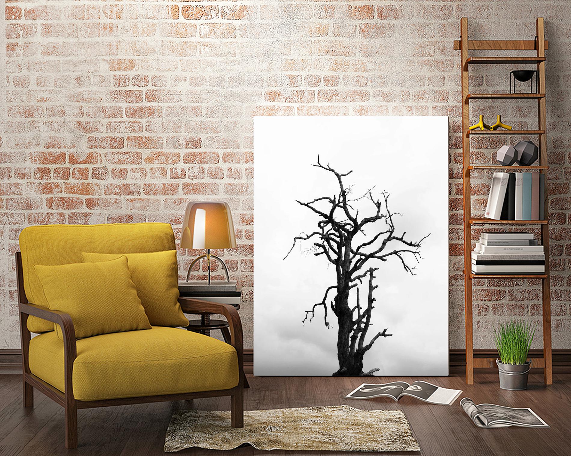 Dead tree by Pexels on GIANT ART - white trees