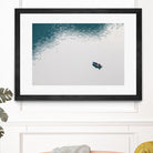 Lonely boat by Pexels on GIANT ART - blue nautical