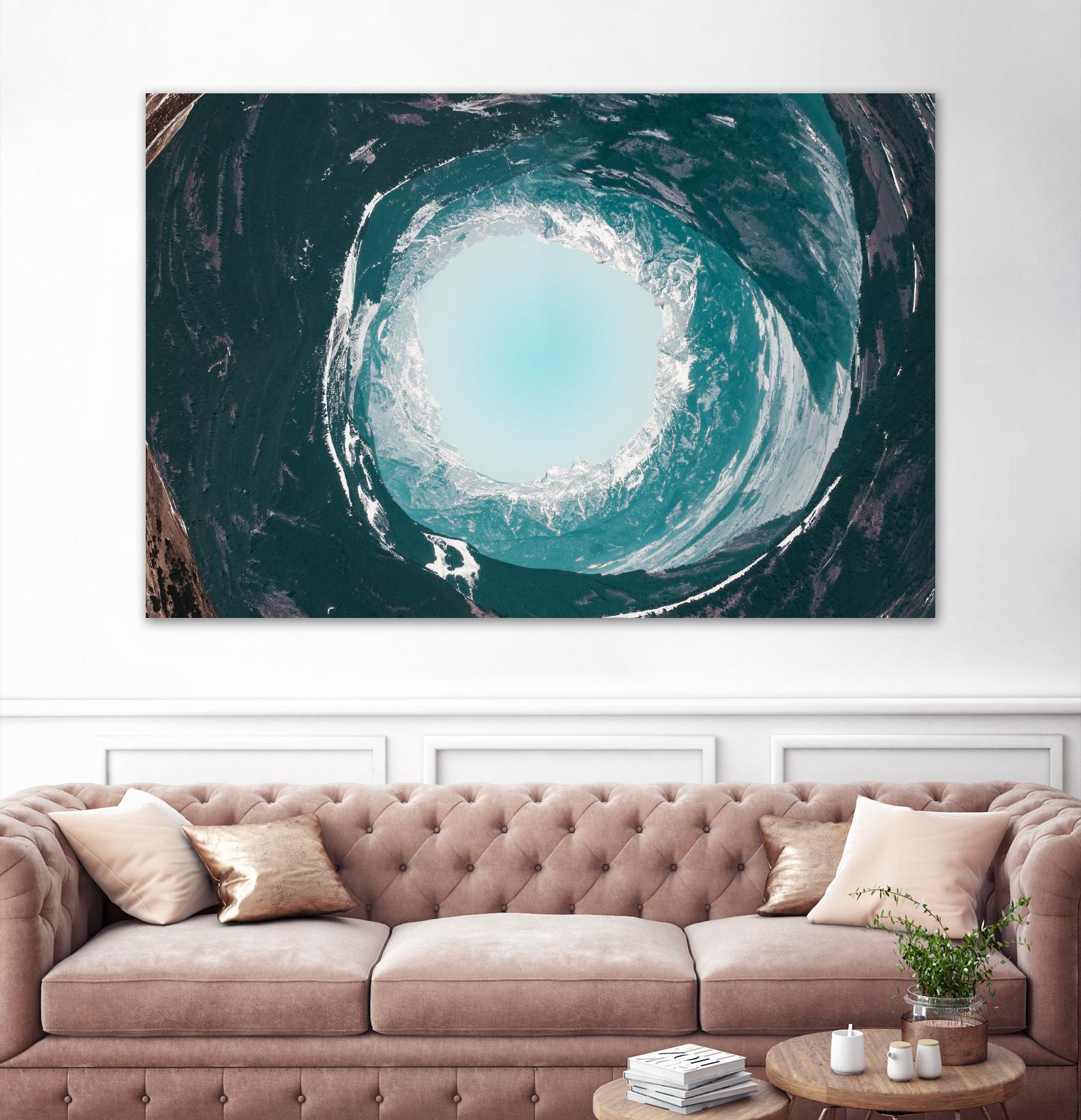 High tide illusion by Pexels on GIANT ART - white photo art
