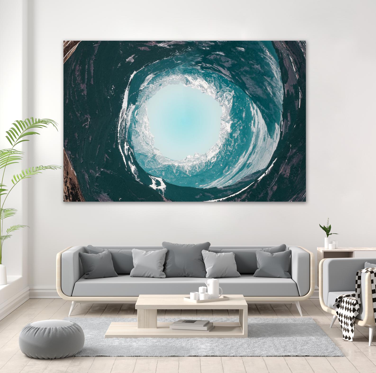 High tide illusion by Pexels on GIANT ART - white photo art