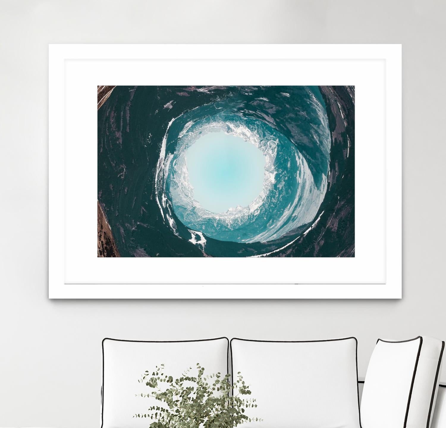 High tide illusion by Pexels on GIANT ART - white photo art