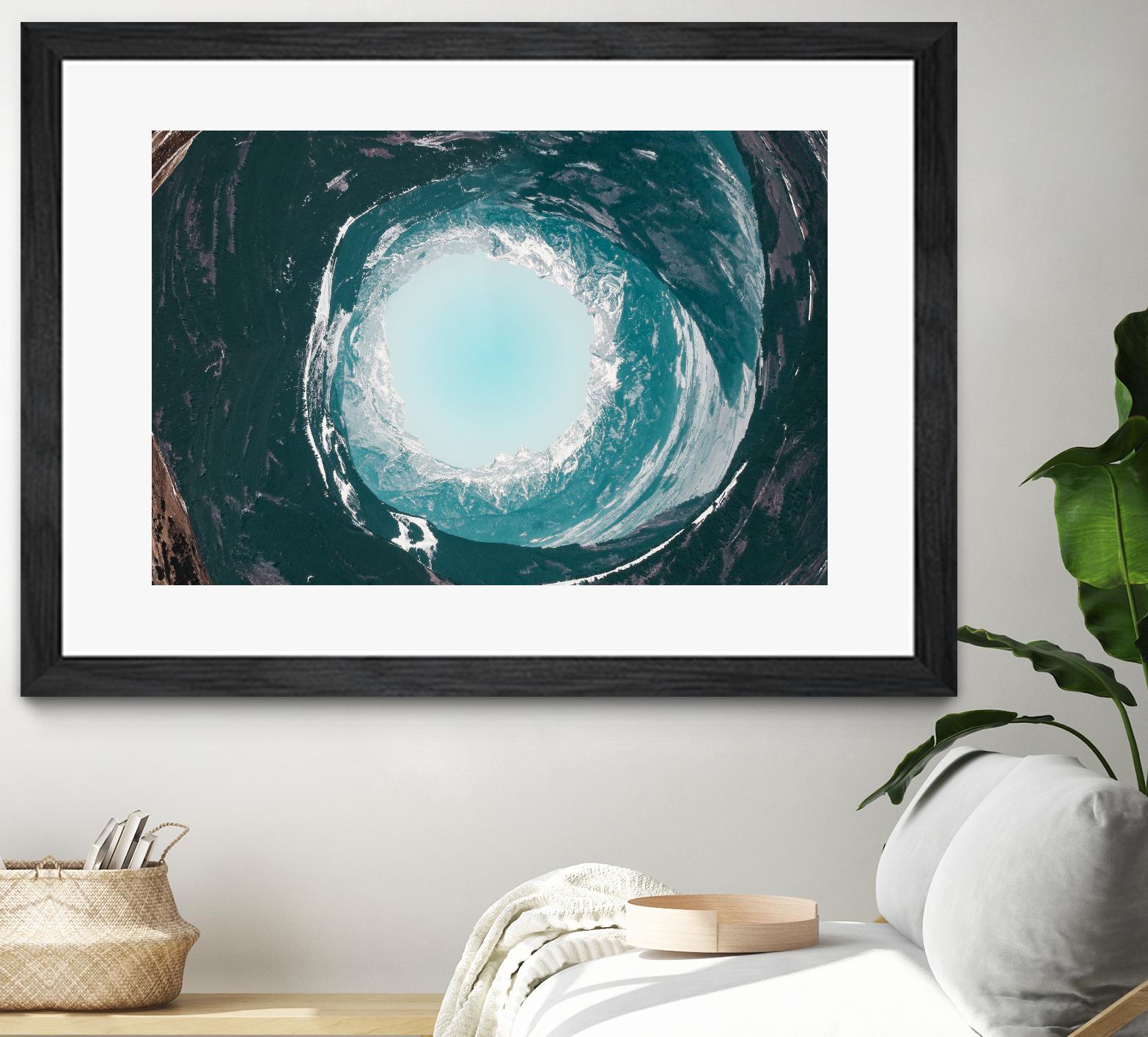 High tide illusion by Pexels on GIANT ART - white photo art