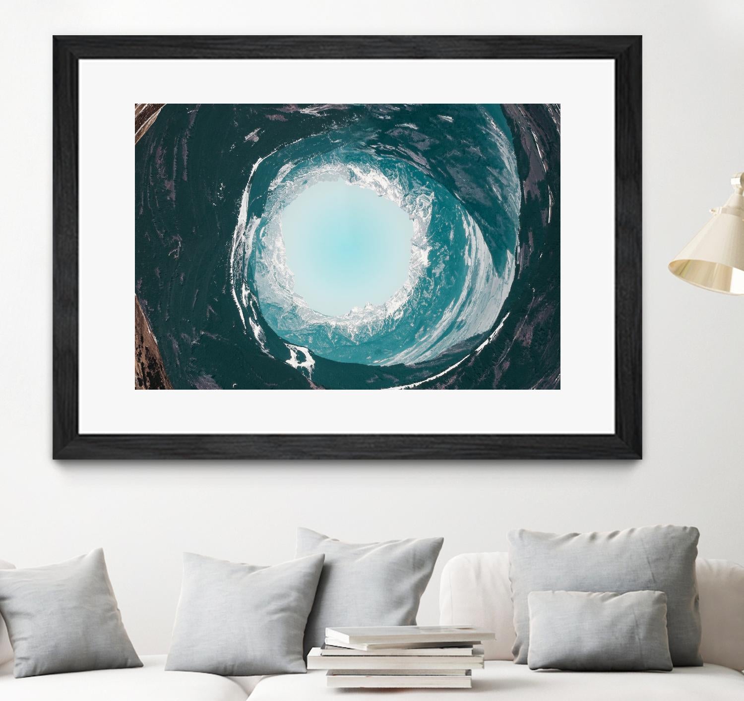 High tide illusion by Pexels on GIANT ART - white photo art