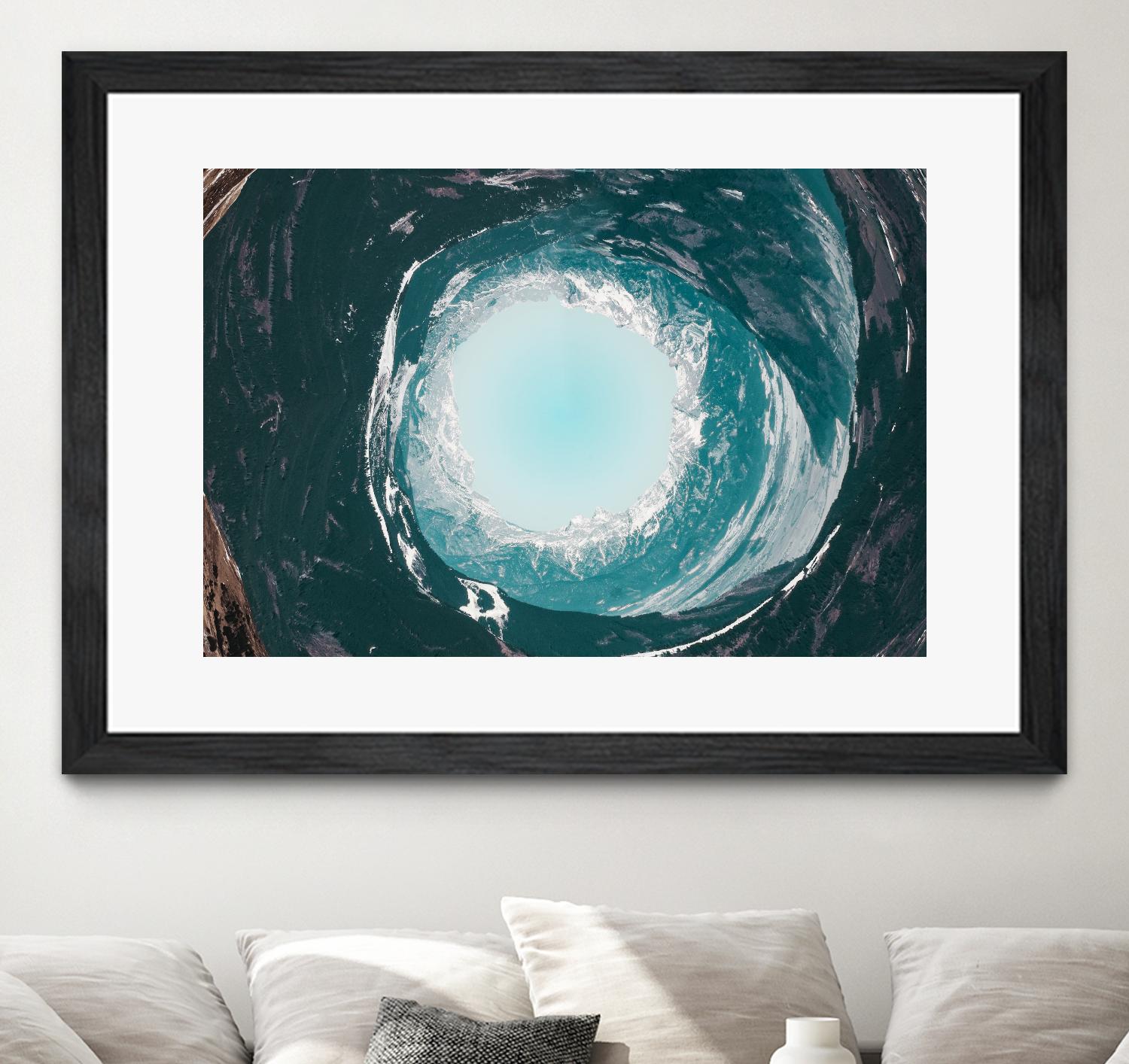 High tide illusion by Pexels on GIANT ART - white photo art