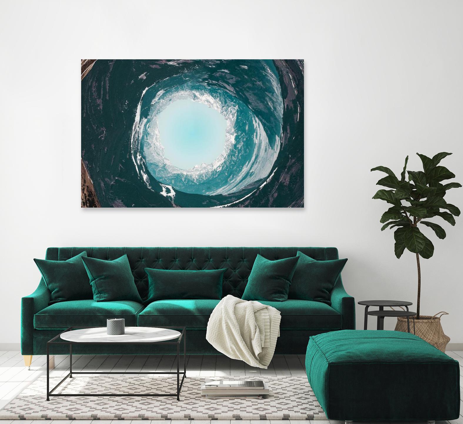 High tide illusion by Pexels on GIANT ART - white photo art