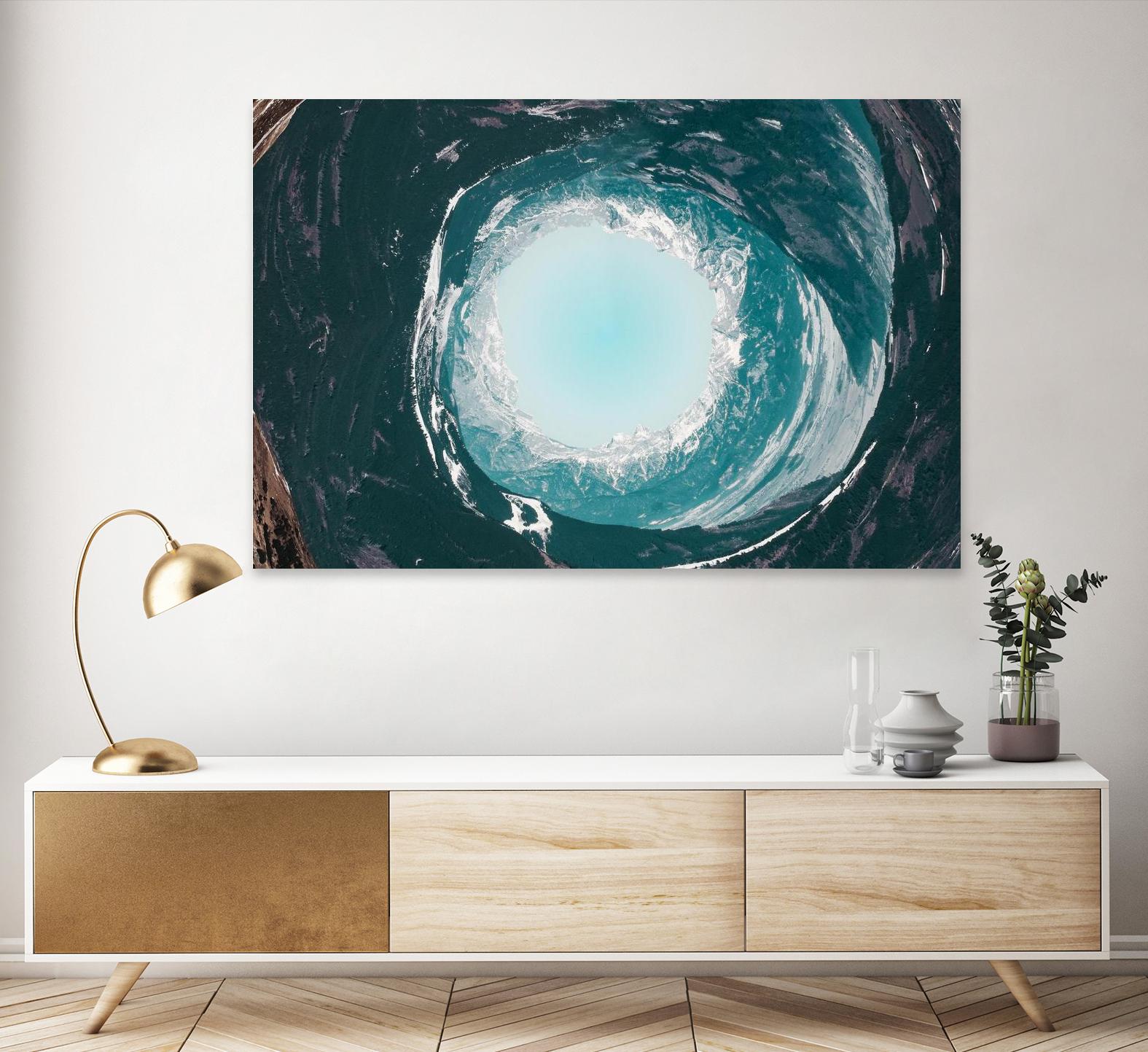 High tide illusion by Pexels on GIANT ART - white photo art