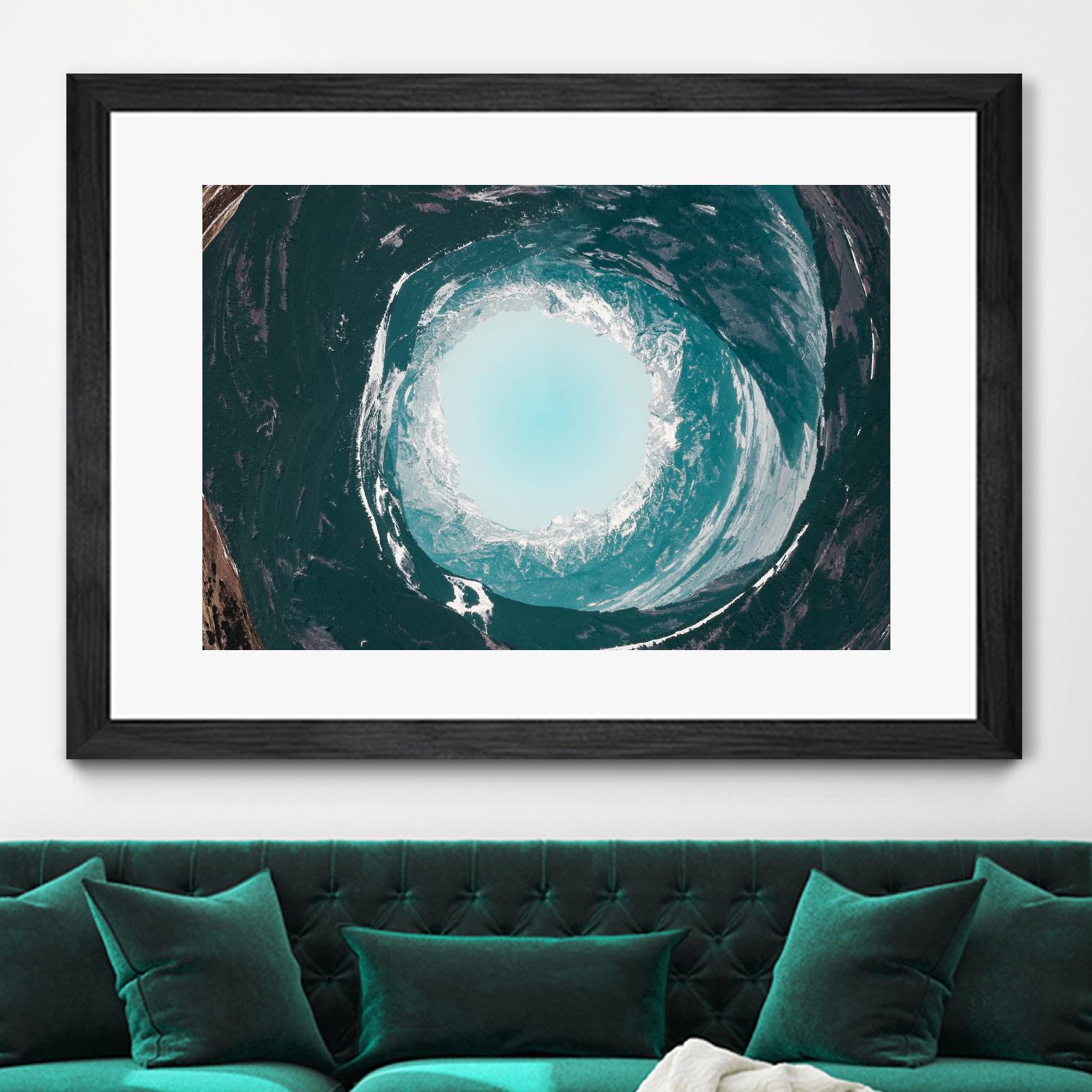 High tide illusion by Pexels on GIANT ART - white photo art