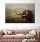 Longhorn by Pexels on GIANT ART - green animals