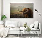 Longhorn by Pexels on GIANT ART - green animals