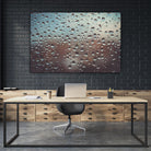 Rain drops by Pexels on GIANT ART - brown photo art