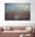 Rain drops by Pexels on GIANT ART - brown photo art