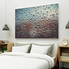 Rain drops by Pexels on GIANT ART - brown photo art