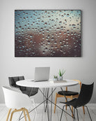 Rain drops by Pexels on GIANT ART - brown photo art