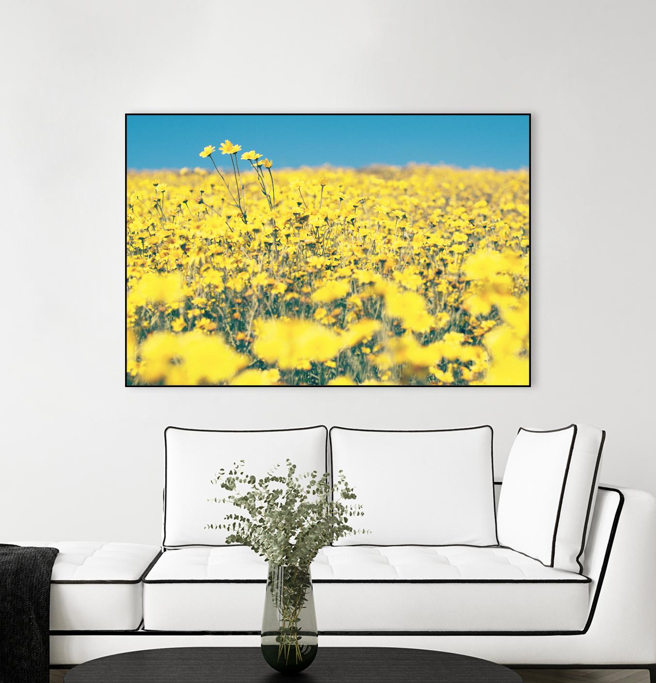 Yellow Floral by Pexels on GIANT ART - blue floral