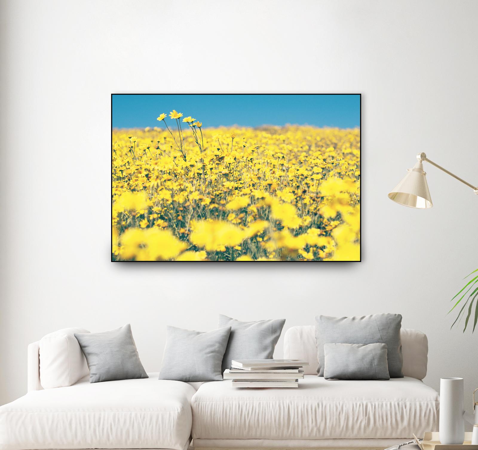 Yellow Floral by Pexels on GIANT ART - blue floral