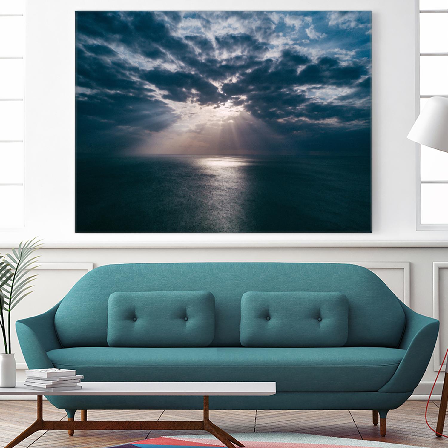 Blessed by Pexels on GIANT ART - white sea scene