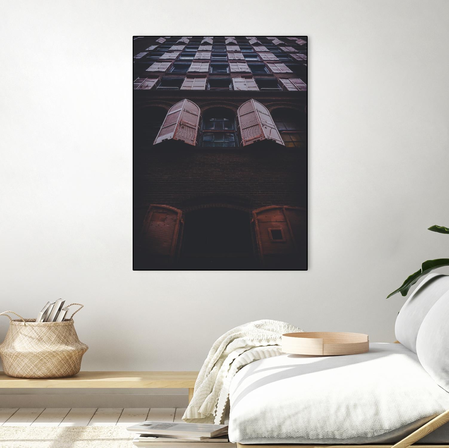 Windows IV by Pexels on GIANT ART - black architectural