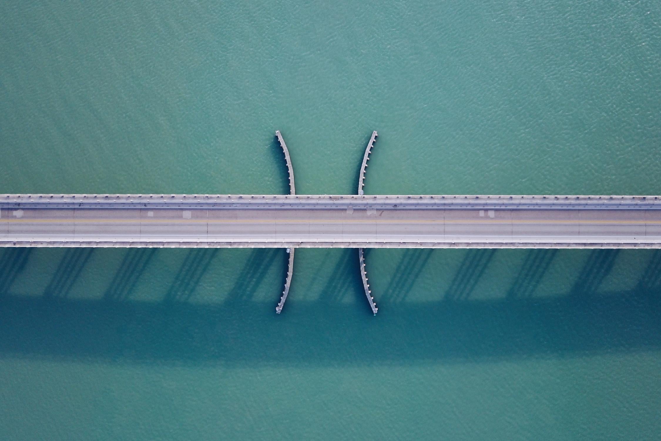 Bridge by Pexels on GIANT ART - grey architectural